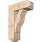 Ekena Millwork Funston Craftsman Smooth Bracket w/ Offset Brace, Douglas Fir, 7 1/2"W x 20"D x 28"H BKT0806X20X28FST04SDF - alternate 1
